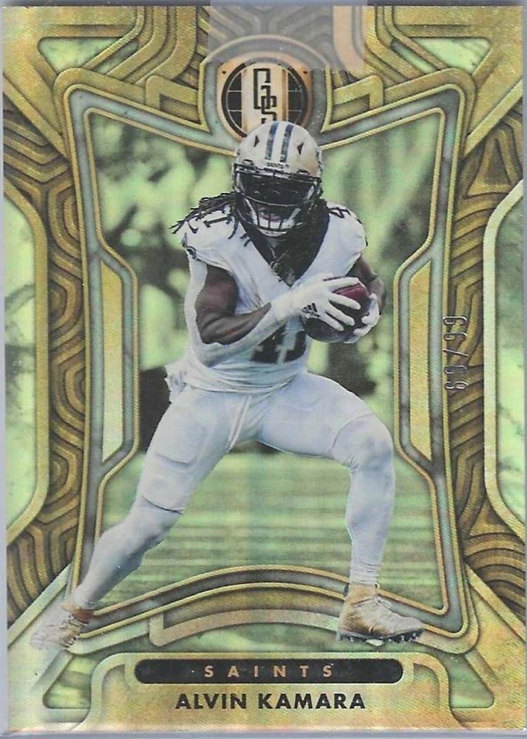 Alvin Kamara #58 Football Cards 2022 Panini Gold Standard