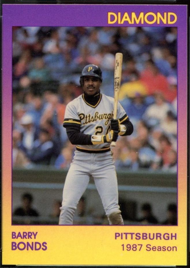 Barry Bonds #16 1991 Star Diamond Series Baseball