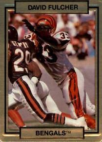 David Fulcher #34 Football Cards 1990 Action Packed