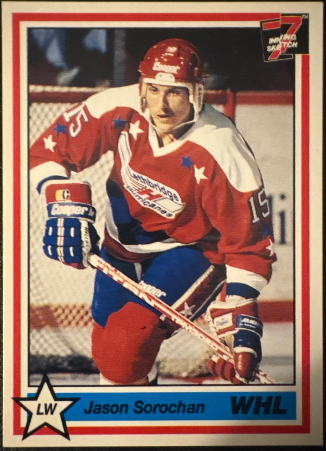 Jason Sorochan #135 1990 7th Inning Sketch Whl Hockey
