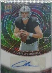 Aidan O'Connell #25 Football Cards 2023 Panini Spectra Rookie Autograph Meta