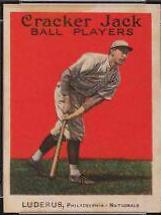Fred Luderus #45 Baseball Cards 1914 Cracker Jack