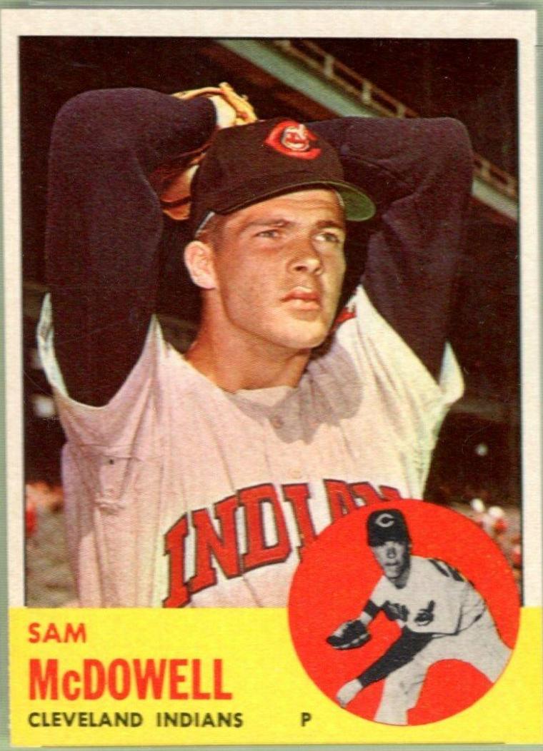 Sam McDowell (1963 Topps)