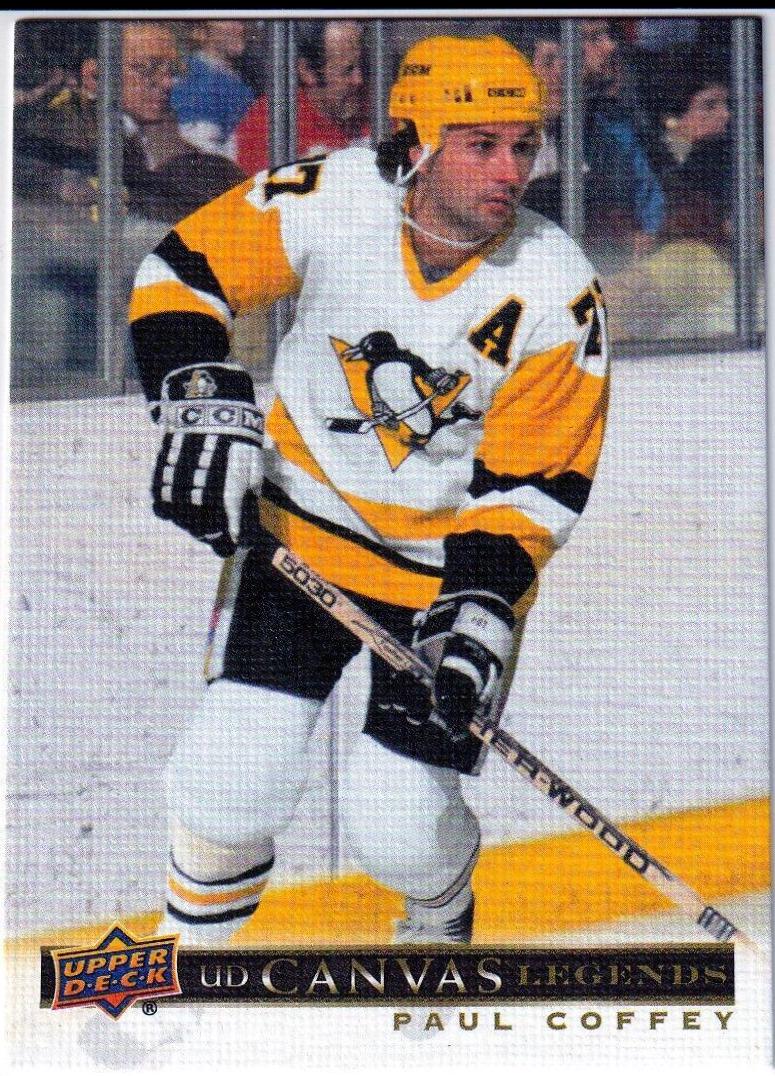 Paul Coffey #C-14 Hockey Cards 2020 SP Signature Edition Legends UD Canvas