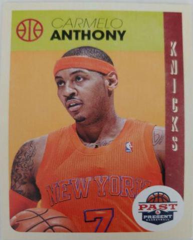 Carmelo Anthony #5 Basketball Cards 2012 Panini Past & Present