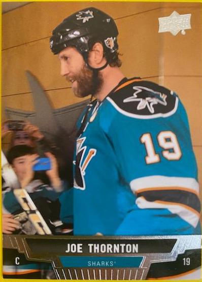 Joe Thornton #190 2013-14 Upper Deck Hockey