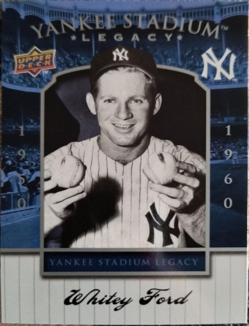 Whitey Ford #32 Baseball Cards 2008 Upper Deck Yankee Stadium Legacy