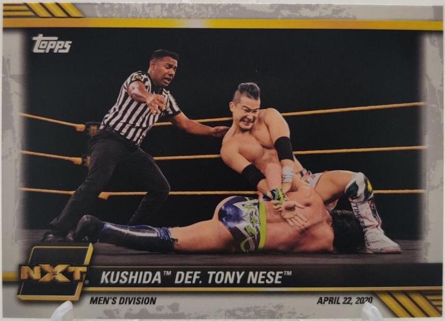 Kushida def. Tony Nese #15 Wrestling Cards 2021 Topps WWE NXT