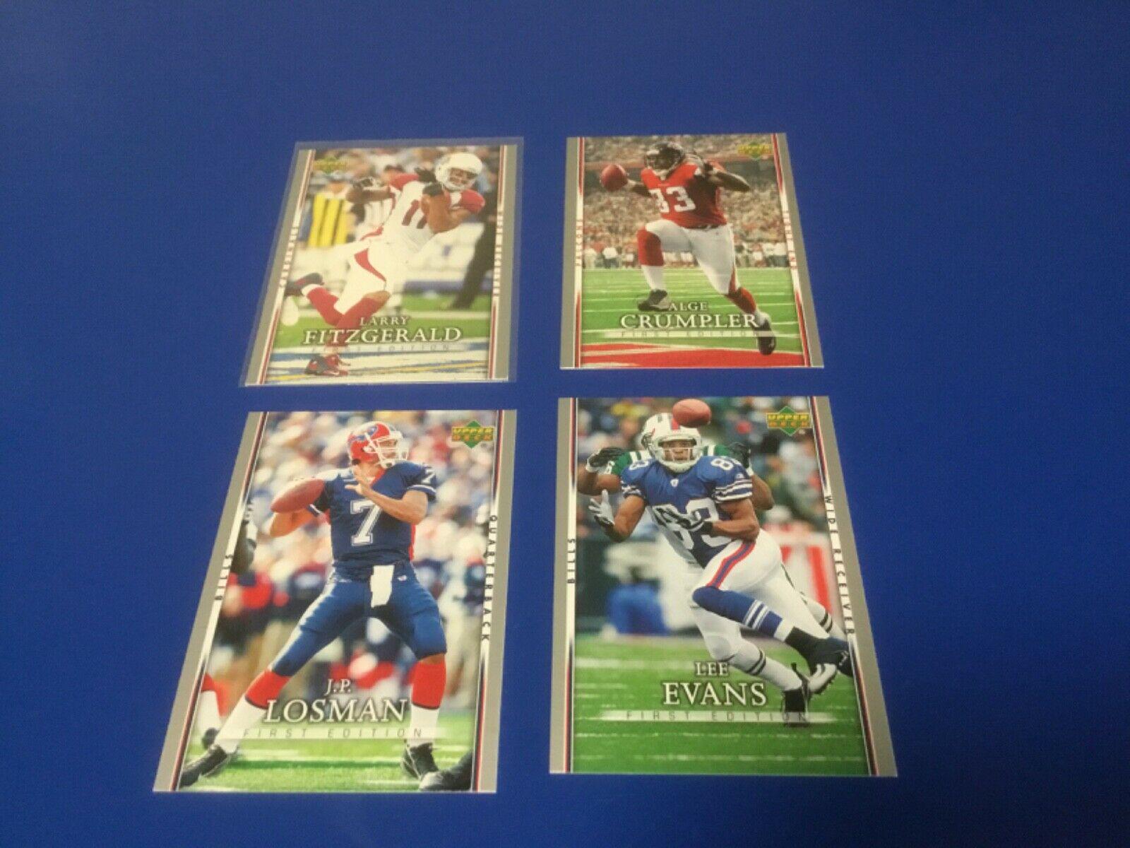 Alge Crumpler #6 Football Cards 2007 Upper Deck First Edition