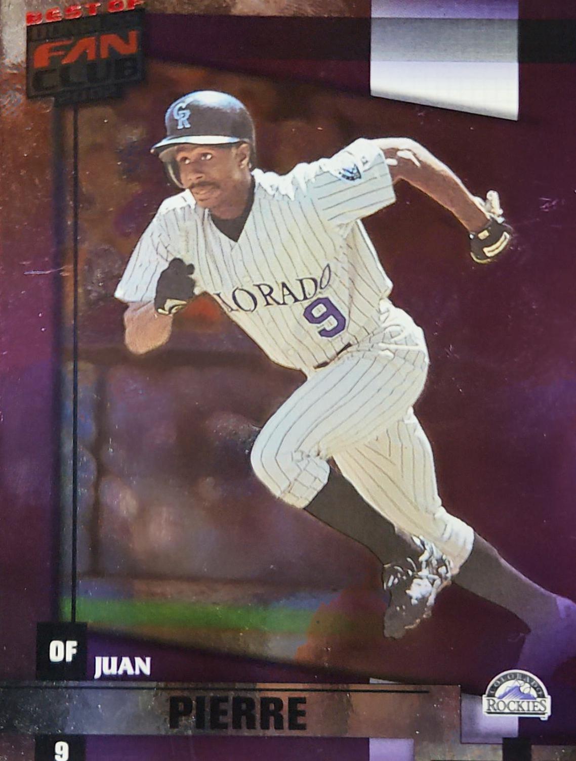 Juan Pierre #44 Baseball Cards 2002 Donruss Best of Fan Club