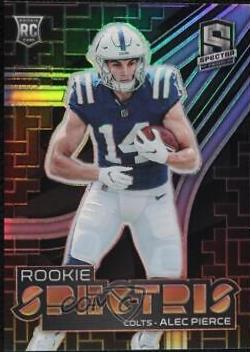 Alec Pierce #RSP-API Football Cards 2022 Panini Spectra Rookie Spectris