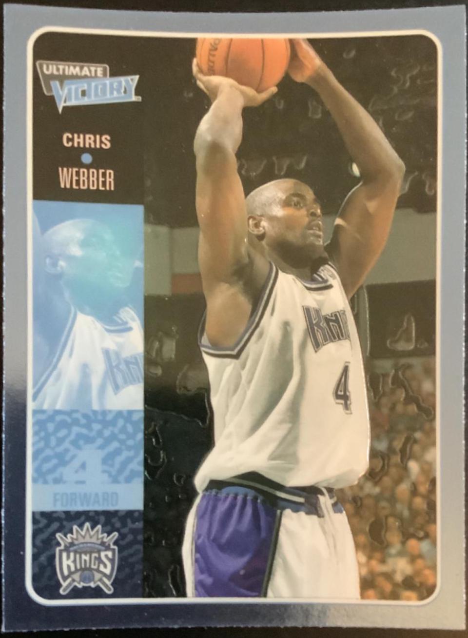 Chris Webber #48 Basketball Cards 2000 Ultimate Victory