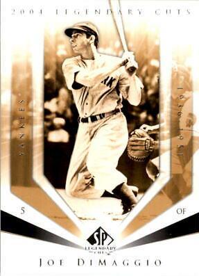 Joe DiMaggio #57 Baseball Cards 2004 SP Legendary Cuts