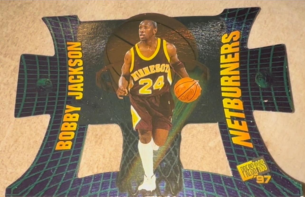 Bobby Jackson #32 Basketball Cards 1997 Press Pass Net Burners