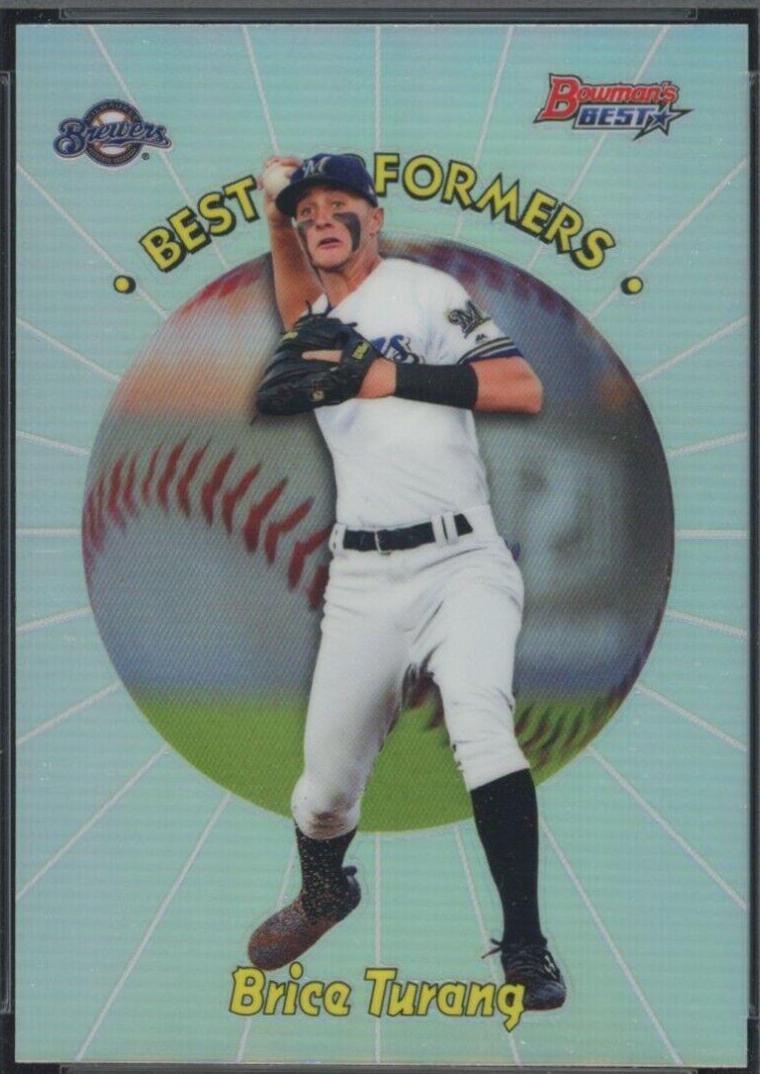 Brice Turang #BT Baseball Cards 2018 Bowman's Best 1998 Performers
