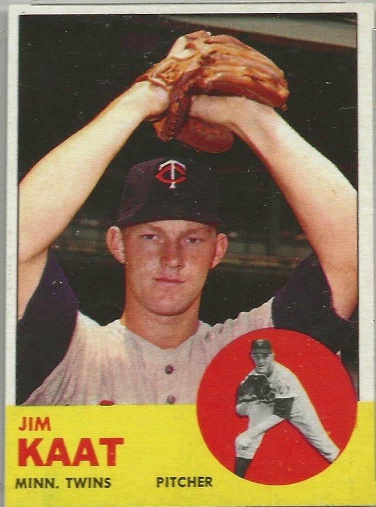 Jim Kaat #165 Baseball Cards 1963 Topps