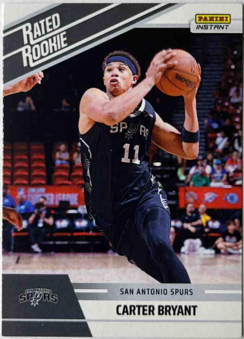 Carter Bryant #2 2025 Panini Instant Rated Rookie Retro Basketball