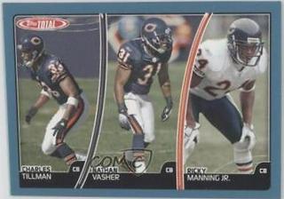 Nathan Vasher, Charles Tillman, Ricky Manning Jr
