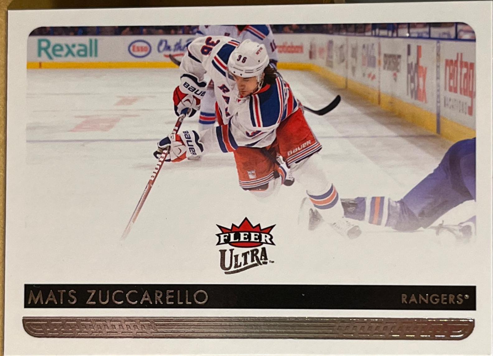 Mats Zuccarello #121 Hockey Cards 2014 Ultra