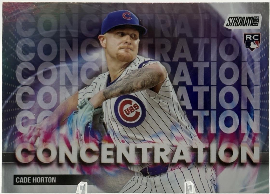 Cade Horton #C-9 2025 Topps Stadium Club Concentration Baseball