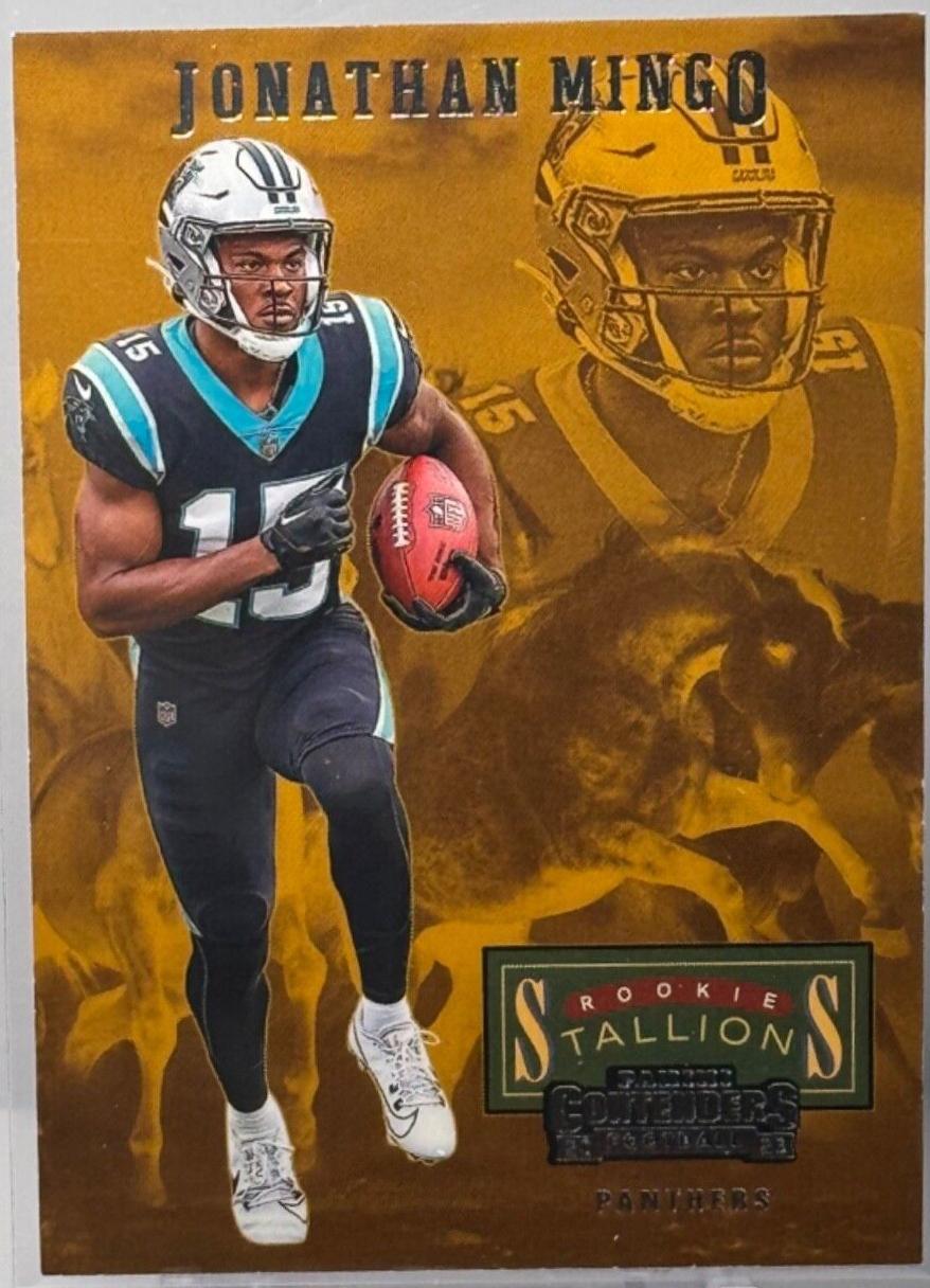 Jonathan Mingo #23 2023 Panini Contenders Football Rookie Stallions