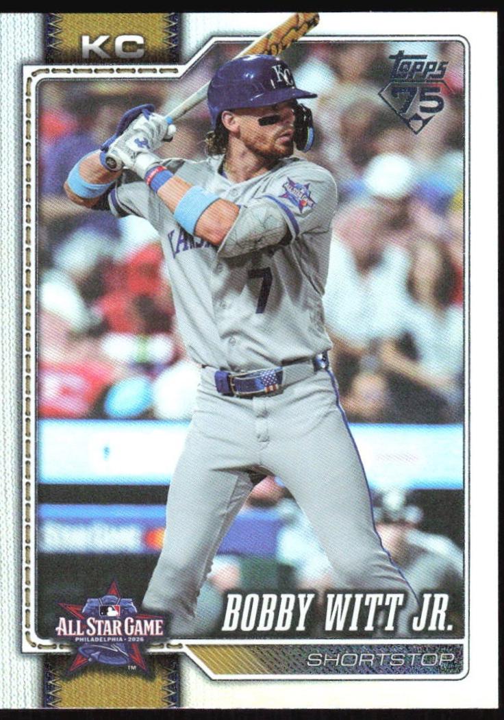Bobby Witt Jr. #ASG-25 2026 Topps Update All Star Game Baseball