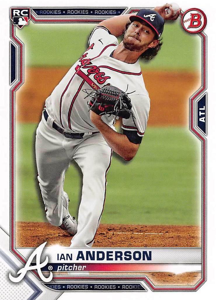 Ian Anderson #27 Baseball Cards 2021 Bowman