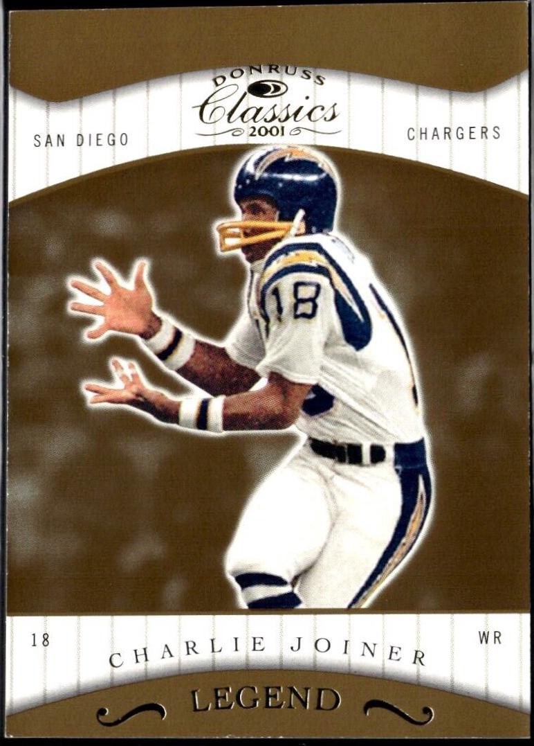 Charlie Joiner #156 2001 Panini Donruss Classics Football