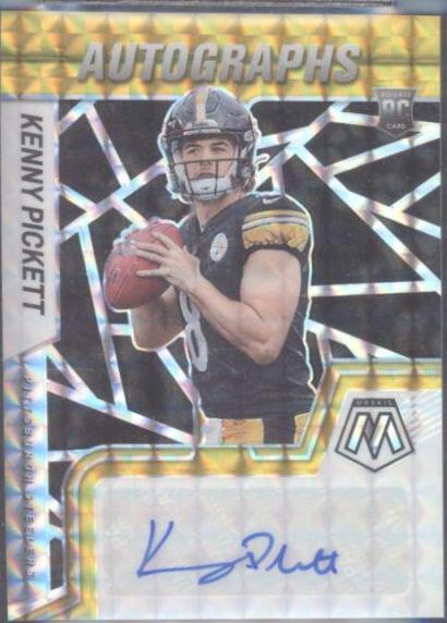 Kenny Pickett #RAM-KP 2022 Panini Mosaic Football Rookie Autographs Mosaic