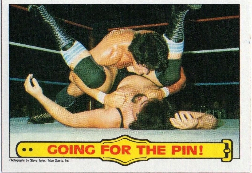 Going For The Pin #52 Wrestling Cards 1985 Topps WWF
