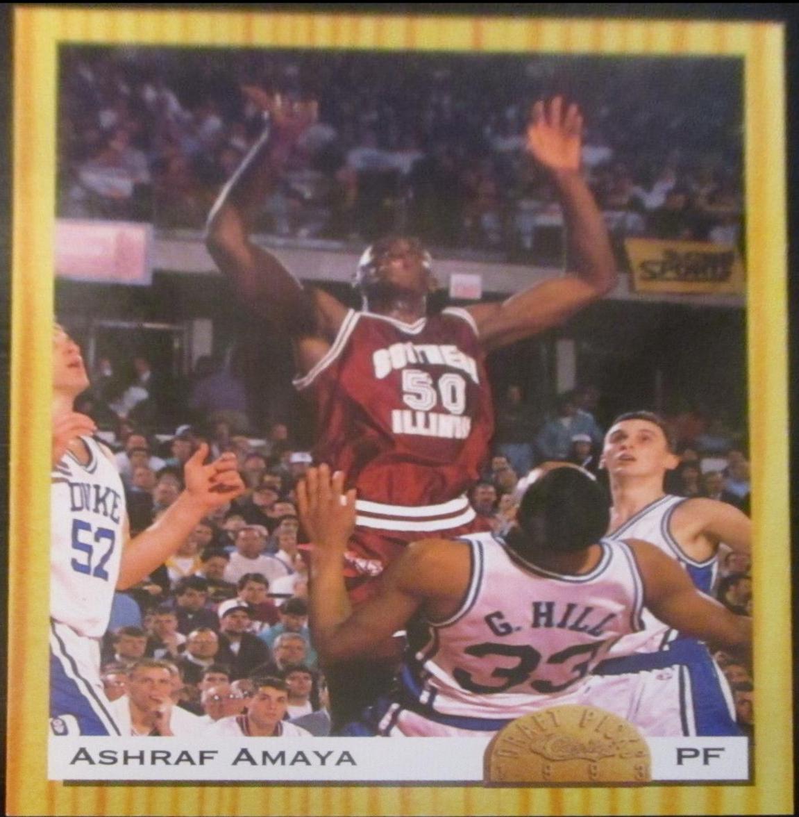 Ashraf Amaya #11 Basketball Cards 1993 Classic
