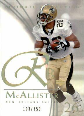 Deuce McAllister #26 2003 Ultimate Collection Football