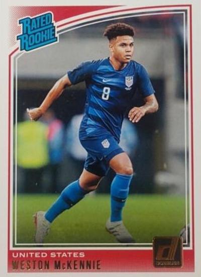 Weston McKennie #199 Soccer Cards 2018 Panini Donruss