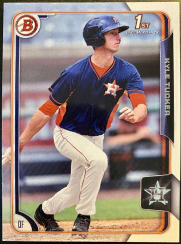 Kyle Tucker #75 Baseball Cards 2015 Bowman Draft