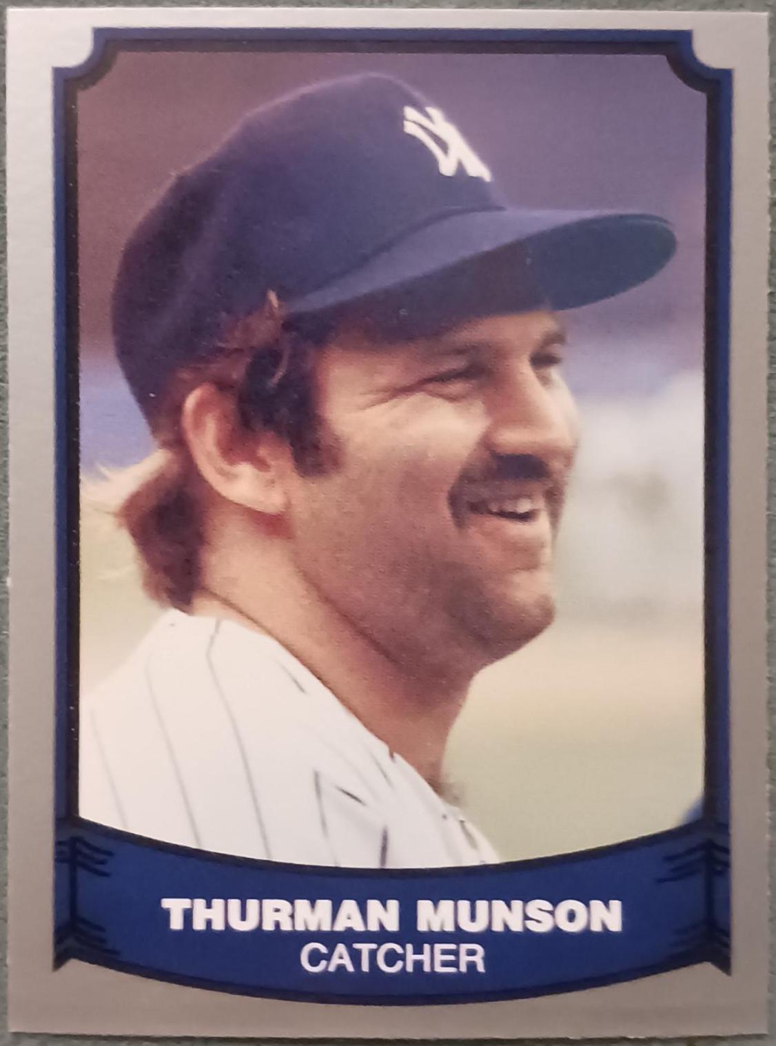 Thurman Munson #34 Baseball Cards 1989 Pacific Legends