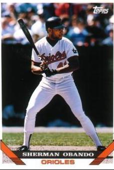 Sherman Obando #23T Baseball Cards 1993 Topps Traded