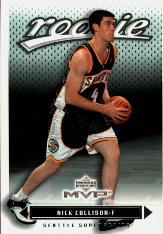 Nick Collison #212 Basketball Cards 2003 Upper Deck MVP