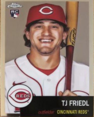 TJ Friedl #158 Baseball Cards 2022 Topps Chrome Platinum Anniversary
