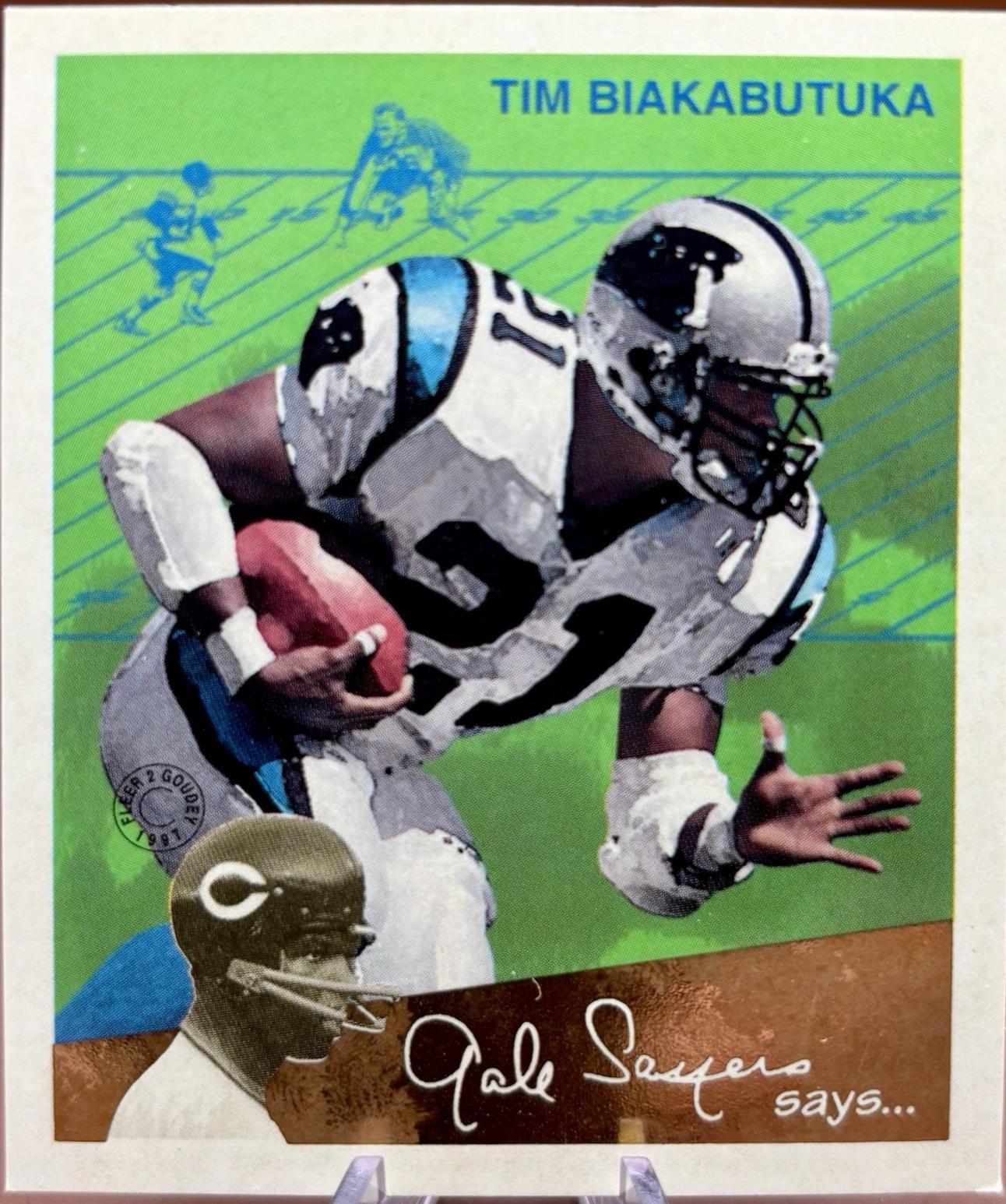 Tim Biakabutuka #66 1997 Fleer Goudey II Football