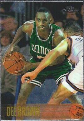 Dee Brown #46 Basketball Cards 1996 Topps Chrome