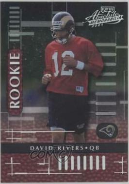 David Rivers #124 2001 Playoff Absolute Memorabilia Football