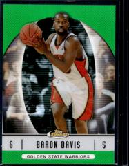 Baron Davis [Green Refractor] #3 Basketball Cards 2006 Finest Prices