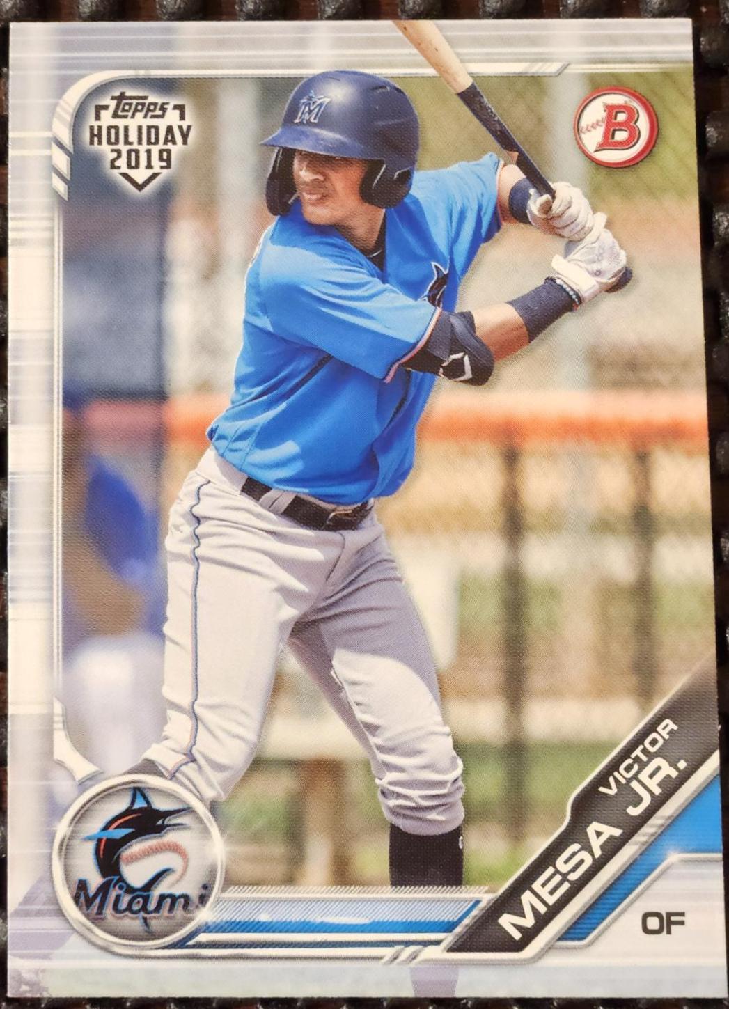 Victor Mesa Jr #TH-VMJ 2019 Topps Holiday Bowman Baseball