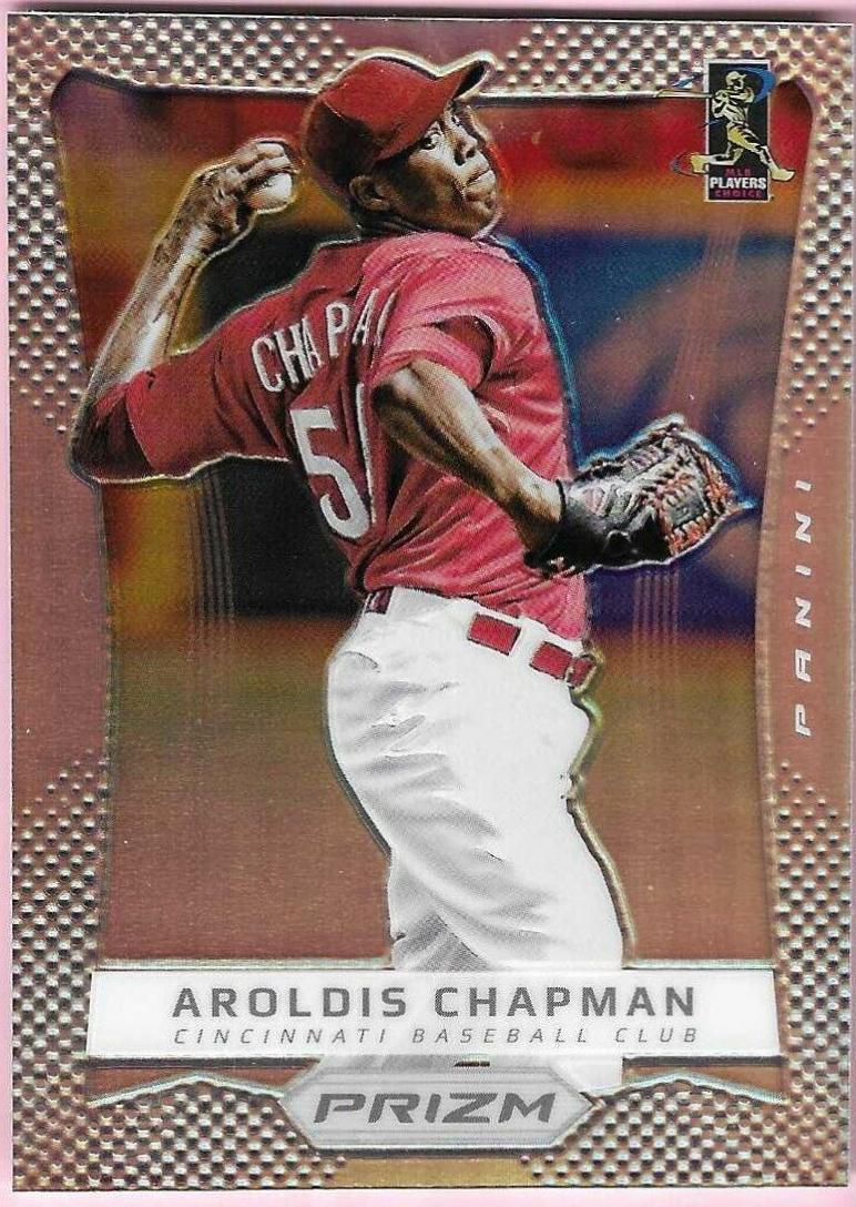 Aroldis Chapman #13 Baseball Cards 2012 Panini Prizm