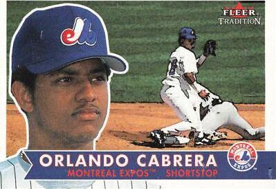 Orlando Cabrera #66 Baseball Cards 2001 Fleer Tradition