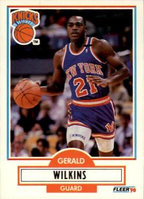 Gerald Wilkins #131 Basketball Cards 1990 Fleer