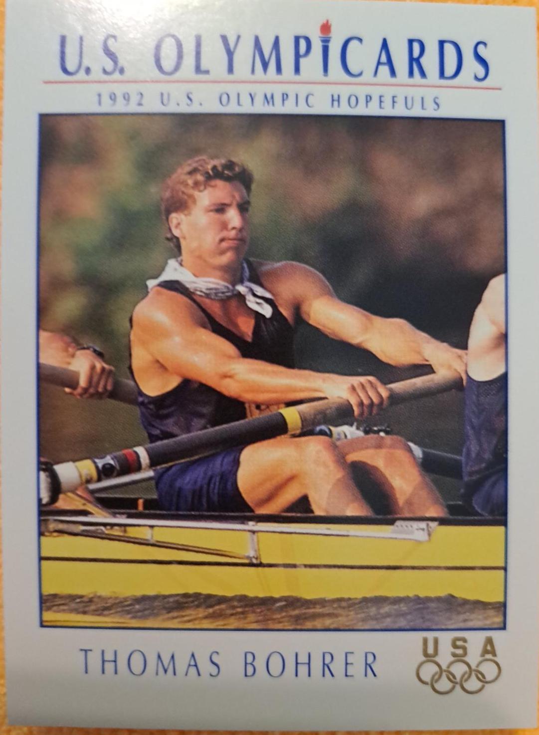 Thomas Bohrer #56 Basketball Cards 1992 Impel U.S. Olympic Hopefuls