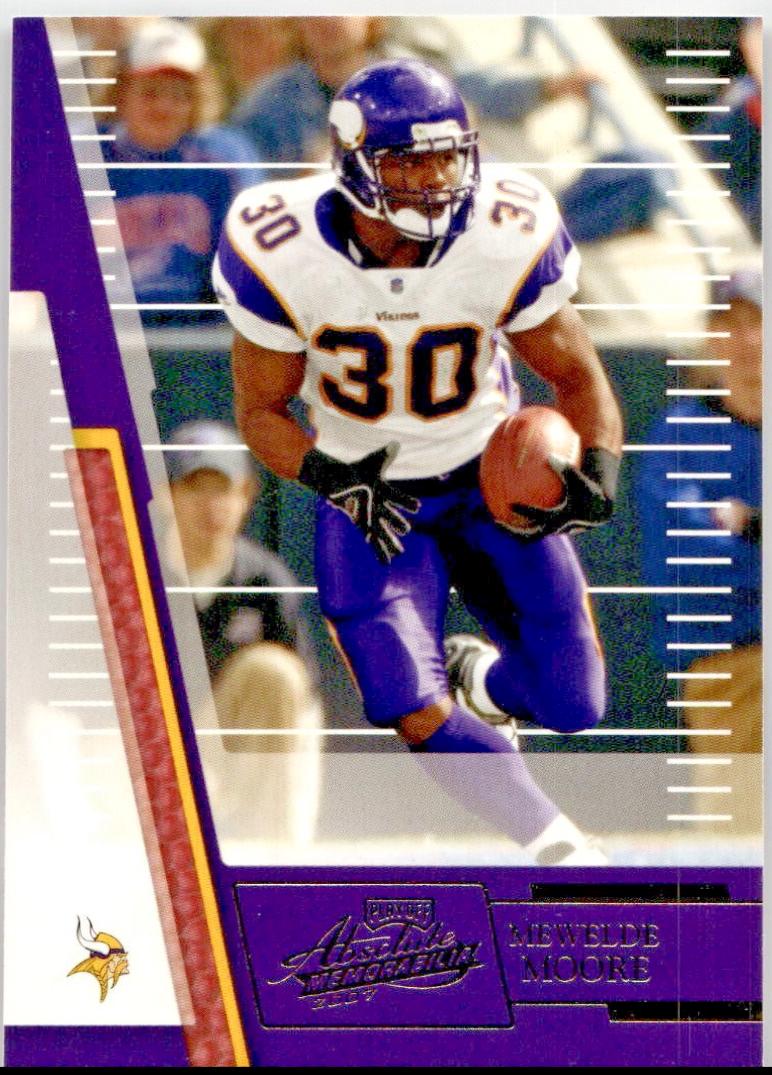Mewelde Moore #41 2007 Playoff Absolute Memorabilia Football