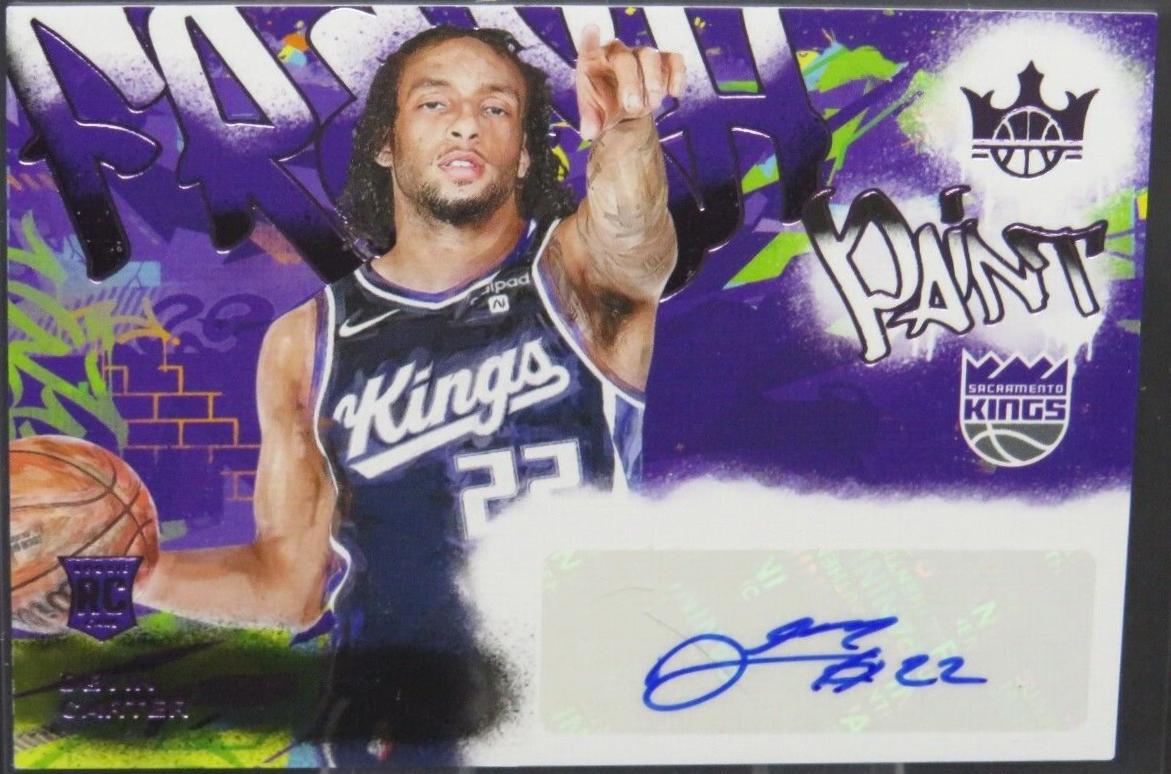 Devin Carter #FP-DEV Basketball Cards 2024 Panini Court Kings Fresh Paint Autograph