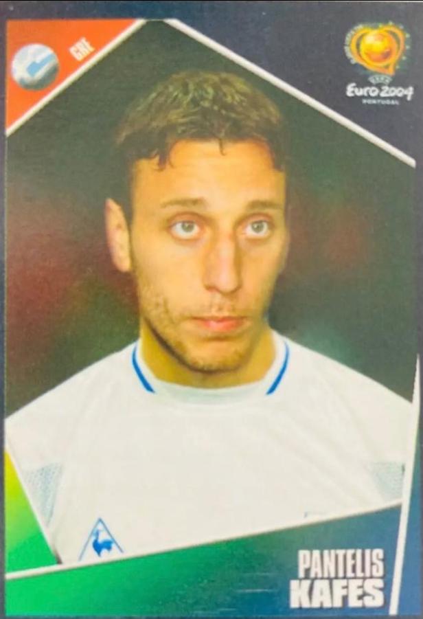 Pantelis Kafes #39 Soccer Cards 2004 Panini UEFA Euro